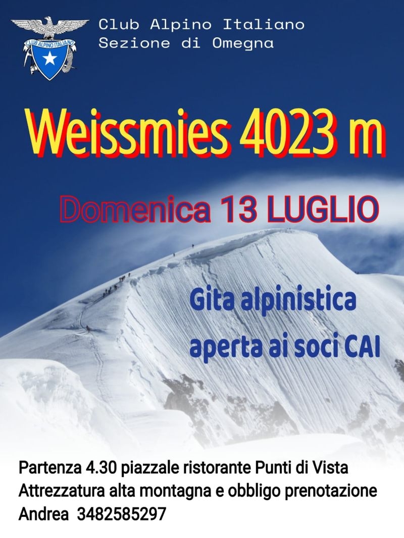 weissmies-rinviata